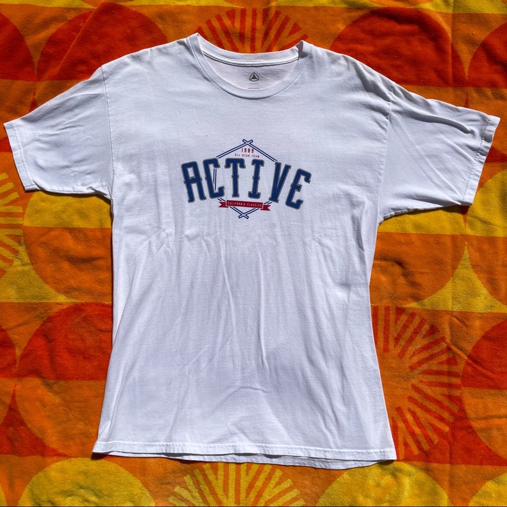 White Active Ride Shop T-Shirt